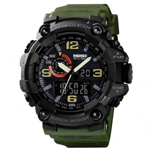 Годинник наручний 1520AG SKMEI, ARMY GREEN (9762)