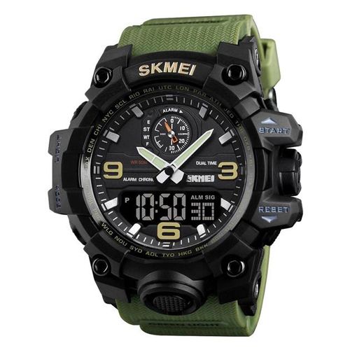 Годинник наручний 1586AG SKMEI, ARMY GREEN (9767)