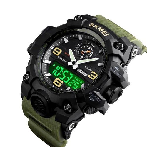 Годинник наручний 1586AG SKMEI, ARMY GREEN (9767)