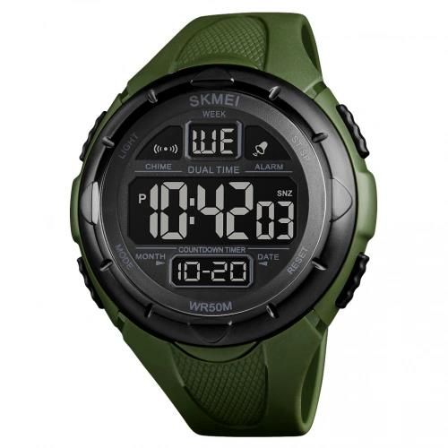 Годинник наручний 1656GN SKMEI, ARMY GREEN (9770)