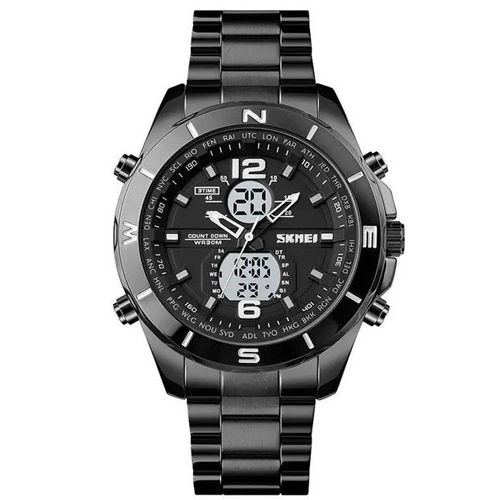 Годинник наручний 1670BKWT SKMEI, BLACK-WHITE (9771)