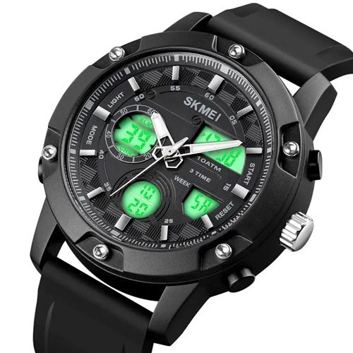 Часы наручные 1757BKWT SKMEI, BLACK-WHITE (9827)