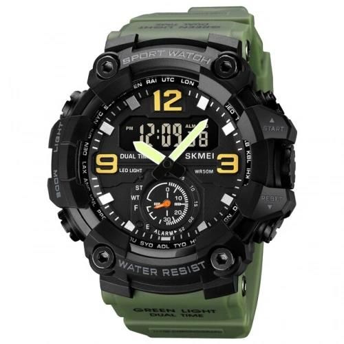 Годинник наручний 1965AG SKMEI, ARMY GREEN (9776)