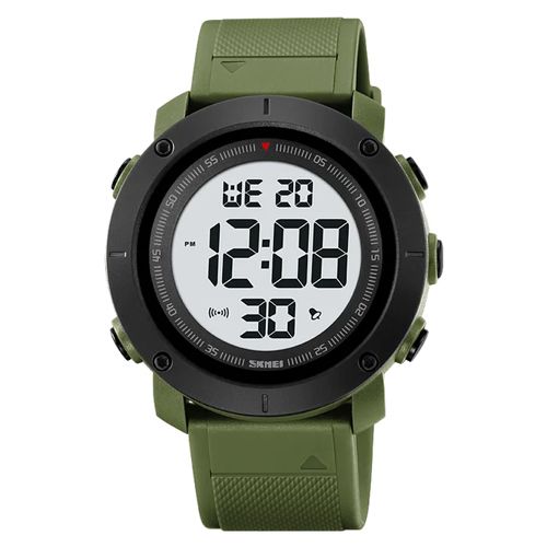 Часы наручные 2122AGWT SKMEI, ARMY GREEN-WHITE (9787)