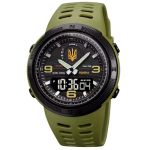 Часы наручные 5561/1655AGBK SKMEI, ARMY GREEN-BLACK(10631)
