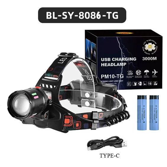 Ліхтар налобний NIGHT VISION  SY-8086-PM10-TG
