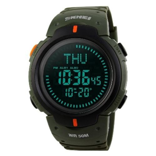 Годинник наручний 1231AG SKMEI, ARMY GREEN, Compass(9738)