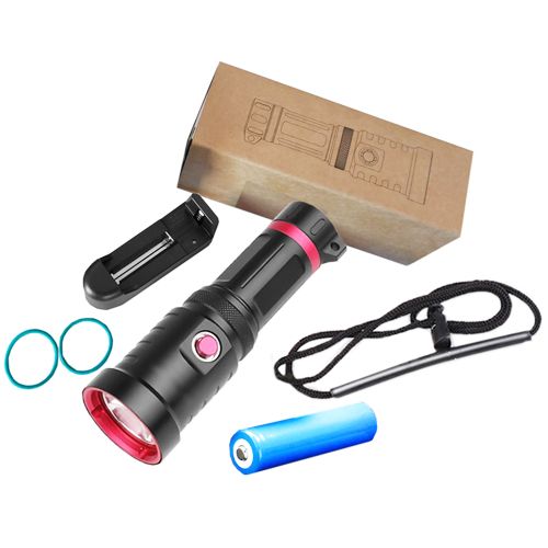 Фонарь подводный BL-A8-P50, 1x18650, ЗУ 220V, Box