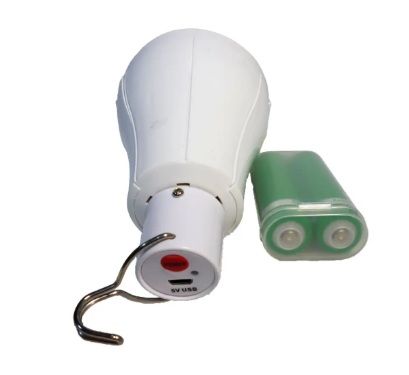 Лампочка с аккумулятором 2 x 18650 разъем micro usb 5v FA 3820