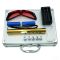 Ліхтар-лазер синій YX-B008 GOLD, ЗП 220V, 2x16340, 5 насадок