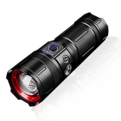 Фонарь CB-B53-TG, 3х18650, power bank, индикация заряда, ЗУ Type-C