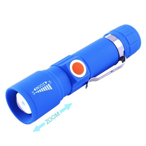 Ліхтар кишиньковий Bailong 416-XPE, ЗУ USB