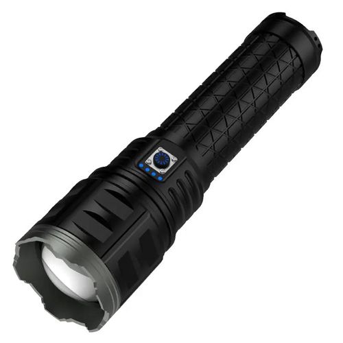Фонарь Police AK138-1 WHITE LASER LED PM60-TG, 8х18650, power bank, чехол, индикация заряда, ЗУ Type-C, zoom, Box