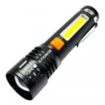 Фонарь BL-P716-P50+COB (white+red), Li-Ion аккум., zoom, ЗУ Type-C