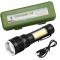 Фонарь карманный BL-T630S-XPE+COB, Li-Ion аккумулятор