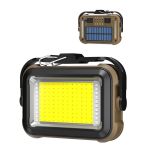Кемпинговый фонарь TZD-01-COB (White+Yellow+Red+Blue)-PRO, Power Bank, солнечная батарея, Li-Ion, Type-C, магнит, крюк