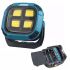 Фонарь кемпинговый W894-1-4COB (White+Yellow) + 5SMD (Red), Power Bank, 2×18650, Type-C, магнит, крюк