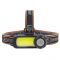Ліхтар налобний Police WH-1707-XPE+COB, ЗУ micro USB