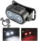 Фонарь налобный Police A57-2COB (white+red), Motion Sensor, Li-Ion аккум., ЗУ Type-C