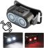 Фонарь налобный Police A57-2COB (white+red), Motion Sensor, Li-Ion аккум., ЗУ Type-C
