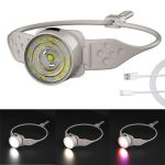 Фонарь налобный G25-XPG+30SMD(white+yellow+red-blue), Li-Ion аккум., ЗУ Type-C, Box 