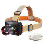 Фонарь налобный NIGHT VISION FLUORESCENCE WH-2111-TG, IPX44, Li-Ion аккум., ЗУ Type-C