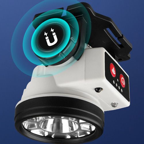 Ліхтар налобний PLD-LY004-XPE+COB, Motion Sensor, Li-Ion акумулятор, індикація заряду, магніт, ЗУ Type-C