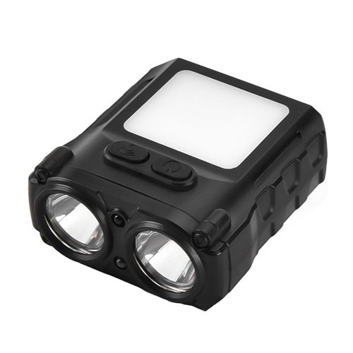 Фонарь налобный SH-T808-2XPE+20SMD(white+red), Motion Sensor, Li-Ion аккум., ЗУ Type-C