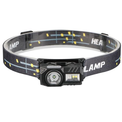 Ліхтарик налобний T131-XPE+3SMD(red+green+blue+UV), Motion Sensor, Li-Ion акум, магніт, кліпса, ЗП Type-C, Box