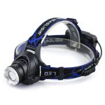 Ліхтари на чоло Bailong V9-XPE+UV, 2x18650, ЗУ microUSB, zoom
