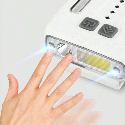 Фонарь налобный W6129-XPE+COB(RGB), Motion Sensor, Li-Ion аккум., индикация заряда, клипса, ЗУ Type-C, чехол