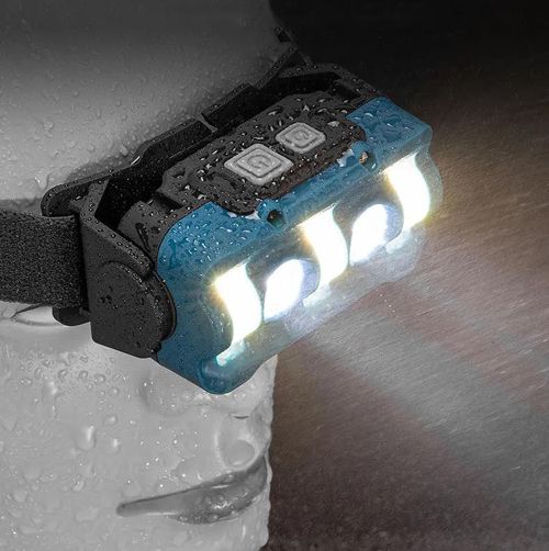 Ліхтарик налобний Police W-6112A-2XPE+12SMD+6SMD(white+red), Motion Sensor, Li-Ion акум., ЗП Type-C, Box