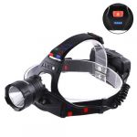 Фонарь налобный XQ-218-HP50, ЗУ microUSB, 3x18650, signal light