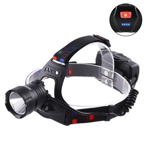 Ліхтар налобний XQ-218-HP50, ЗУ microUSB, 3x18650, signal light