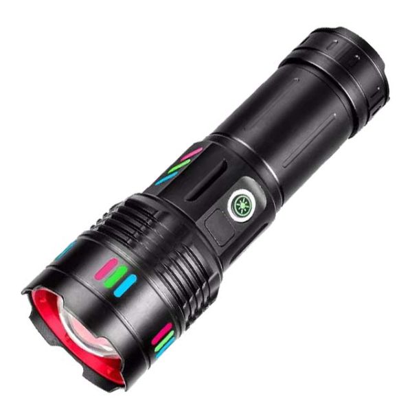 Ліхтар NIGHT VISION FLUORESCENCE 708 WHITE LASER LED PM30-TG, Power Bank, 1x38650, ЗП Type-C