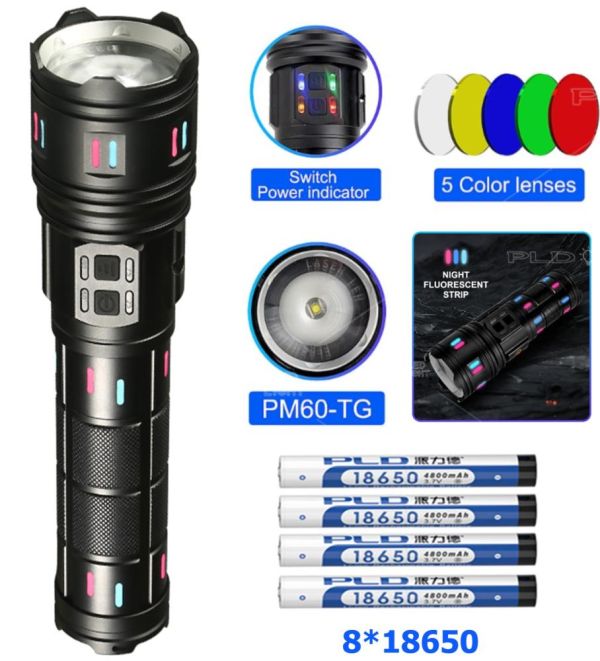 Фонарь  AK177-WHITE LASER LED PM60-TG