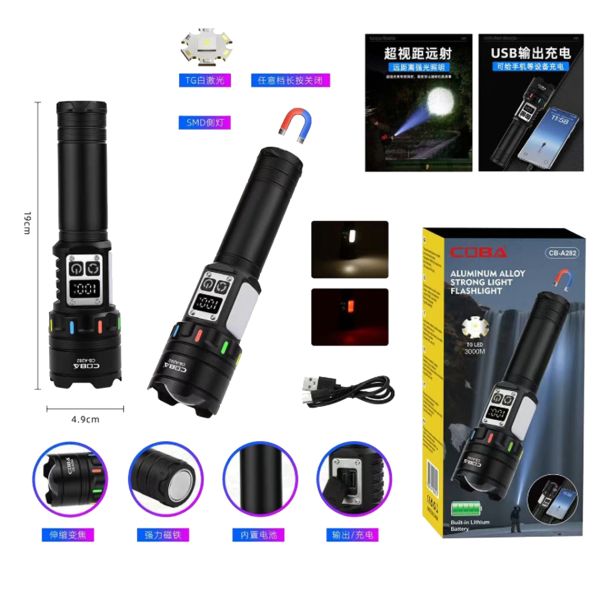 Ліхтар NIGHT VISION FLUORESCENCE CB-A282-TG+COB