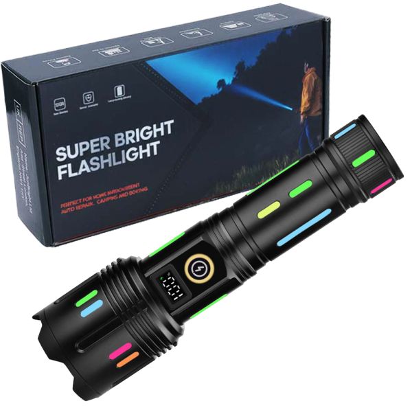 Ліхтар NIGHT VISION FLUORESCENCE G25 WHITE LASER LED PM30-TG, 1х26650/3xAAA, Power Bank, ЗУ Type-C, Zoom