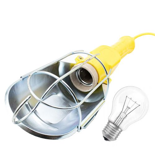 Фонарь переносной WORKING PLD-009, 40W E27, 220V, кабель 10м, крюк