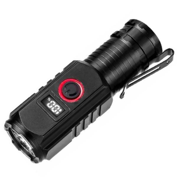 Ліхтар PL-302-3LED, 1x18350, індикація заряду, ЗУ Type-C