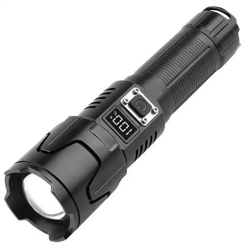 Ліхтарик ручний PLD-2301 WHITE LASER LED PM30-TG, 1х26650, Power bank, Waterproof, індикація заряду, ЗУ Type-C