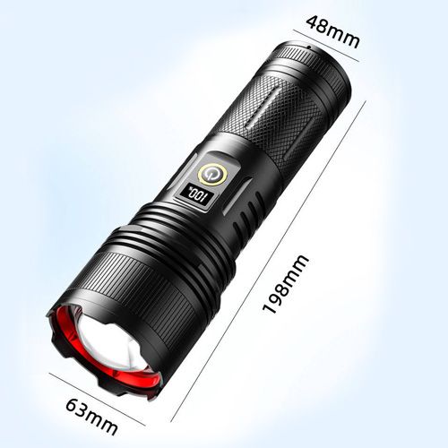 Фонарь Police bl-503-TG, 3х18650, power bank, индикация заряда, ЗУ Type-C, zoom