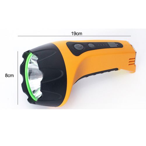 Фонарь X-Balog T60-3W+COB, Li-Ion аккум., индикация заряда, крюк, ЗУ Type-C
