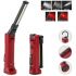 Фонарь WORKLIGHT BL 71-XPE(white+red), 10 W, 350 Lumen, Li-Ion аккумулятор, поворот 180º+180º, зажим, крюк, магнит, ЗУ Type-C