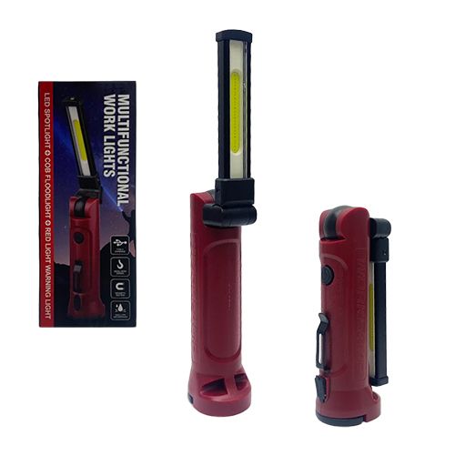 Ліхтар WORKLIGHT BL-71-XPE(white+red), 10 W, 350 Lumen, Li-Ion акумулятор, поворот 180º+180º, затискач, гак, магніт, ЗУ Type-C