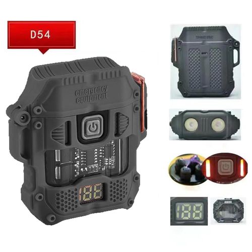 Ліхтар-запальничка D54-2COB, Li-Ion акумулятор, індикація заряду, вологозахист, ЗП Type-C