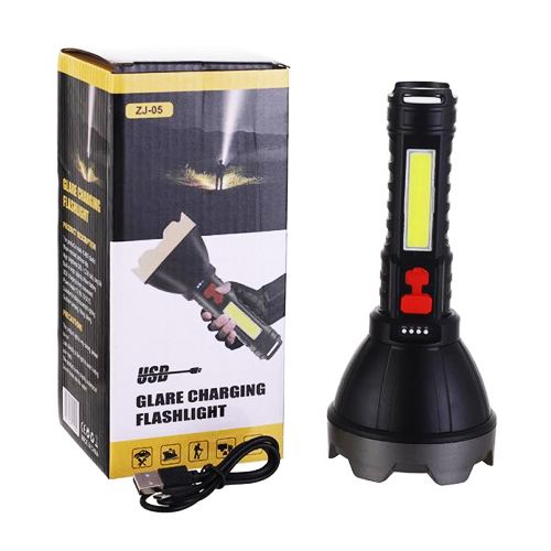 Ліхтарик XBL ZJ-05-OSL+COB, Li-Ion аккум., ЗУ microUSB