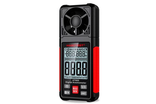Анемометр HABOTEST HT605 вимірювання швидкості: 0,70 - 30,00 м/с, вологості та температури повітря