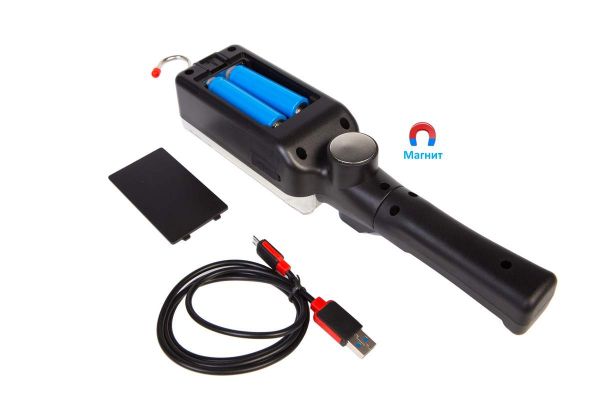 Фонарь кемпинг ZJ-8859-COB, ЗУ micro USB, 2x18650