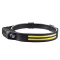 Ліхтар на чоло BL-W689-LM+2COB (white+yellow), Sensor, Li-Ion аккум., Type-C